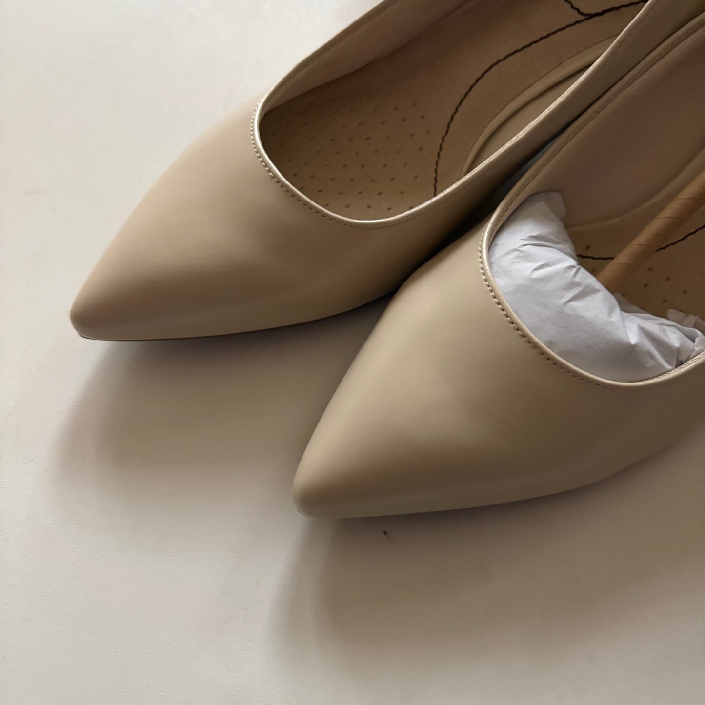 Shoes Heels Block By Life Stride In Cream, Size: 6.5