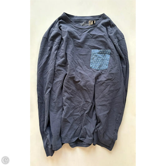 Top Long Sleeve By Vineyard Vines In Blue, Size: 2x
