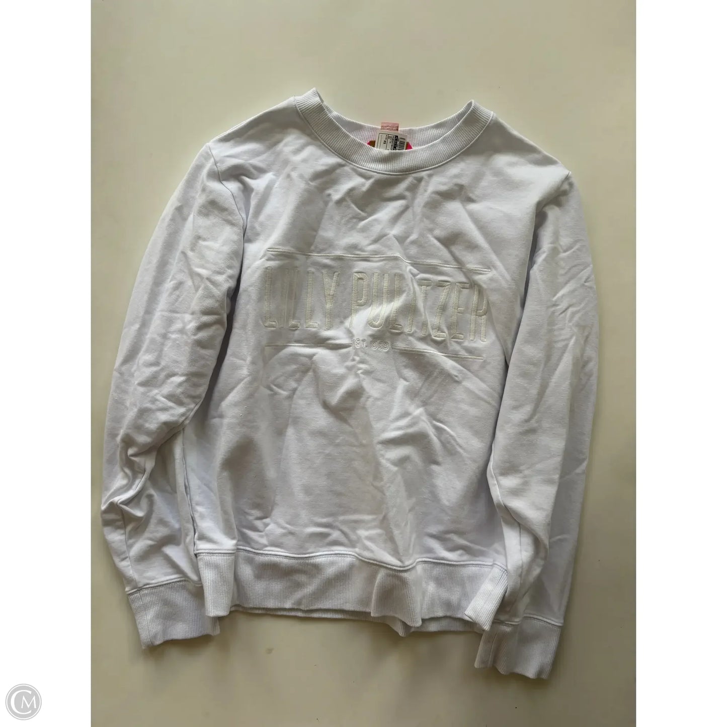 Sweatshirt Designer By Lilly Pulitzer In White, Size: Xs