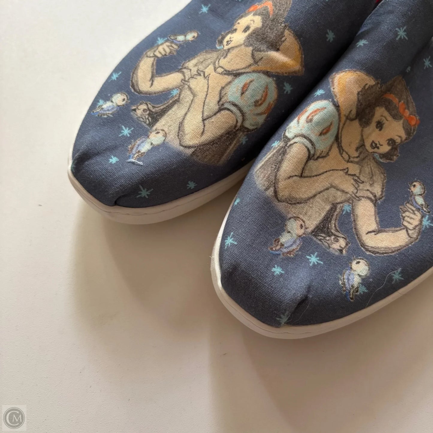 Shoes Flats By Toms In Blue, Size: 9