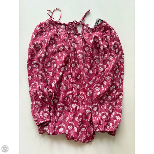 Top Long Sleeve By Lc Lauren Conrad In Pink, Size: S