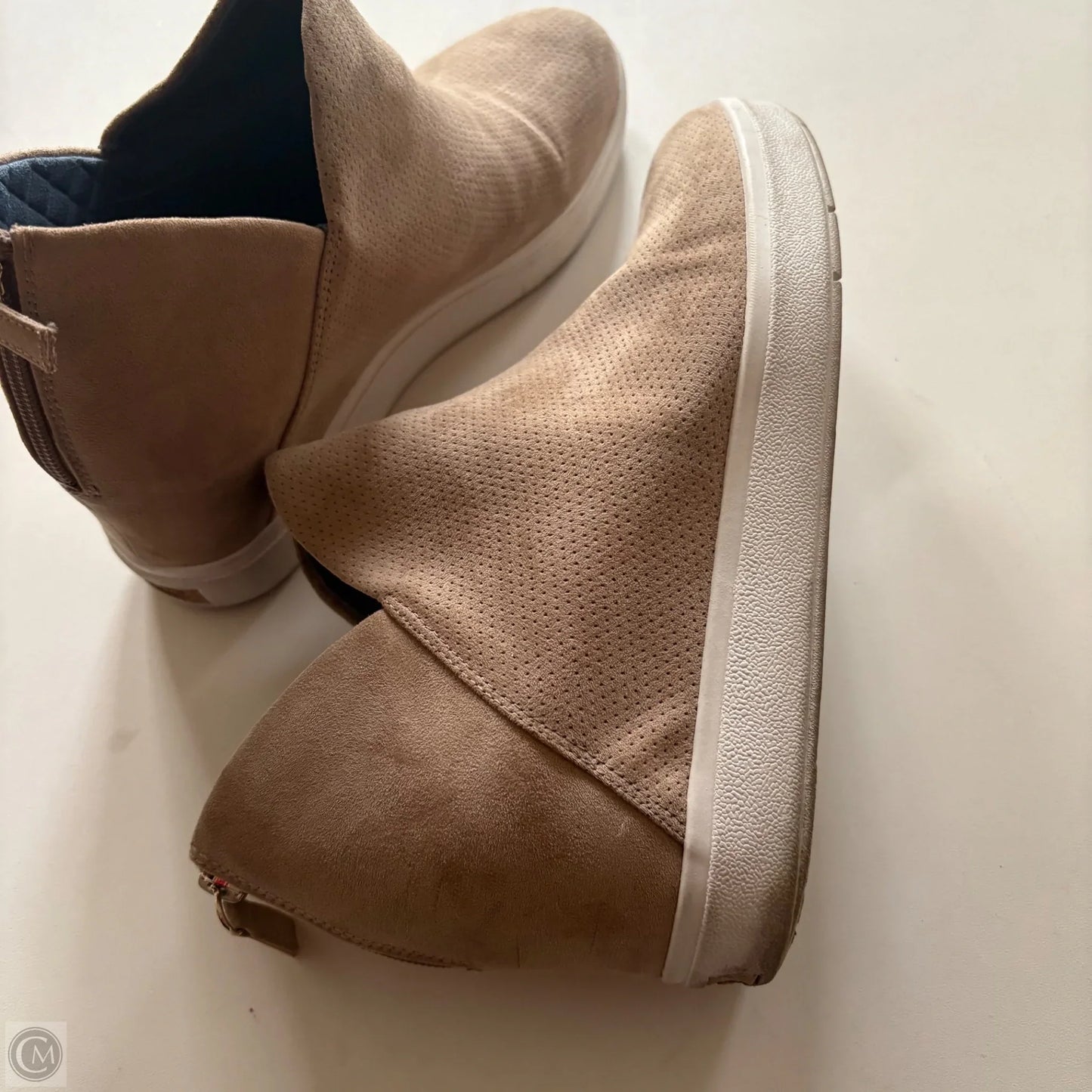 Boots Ankle Flats By Dr Scholls In Tan, Size: 9.5