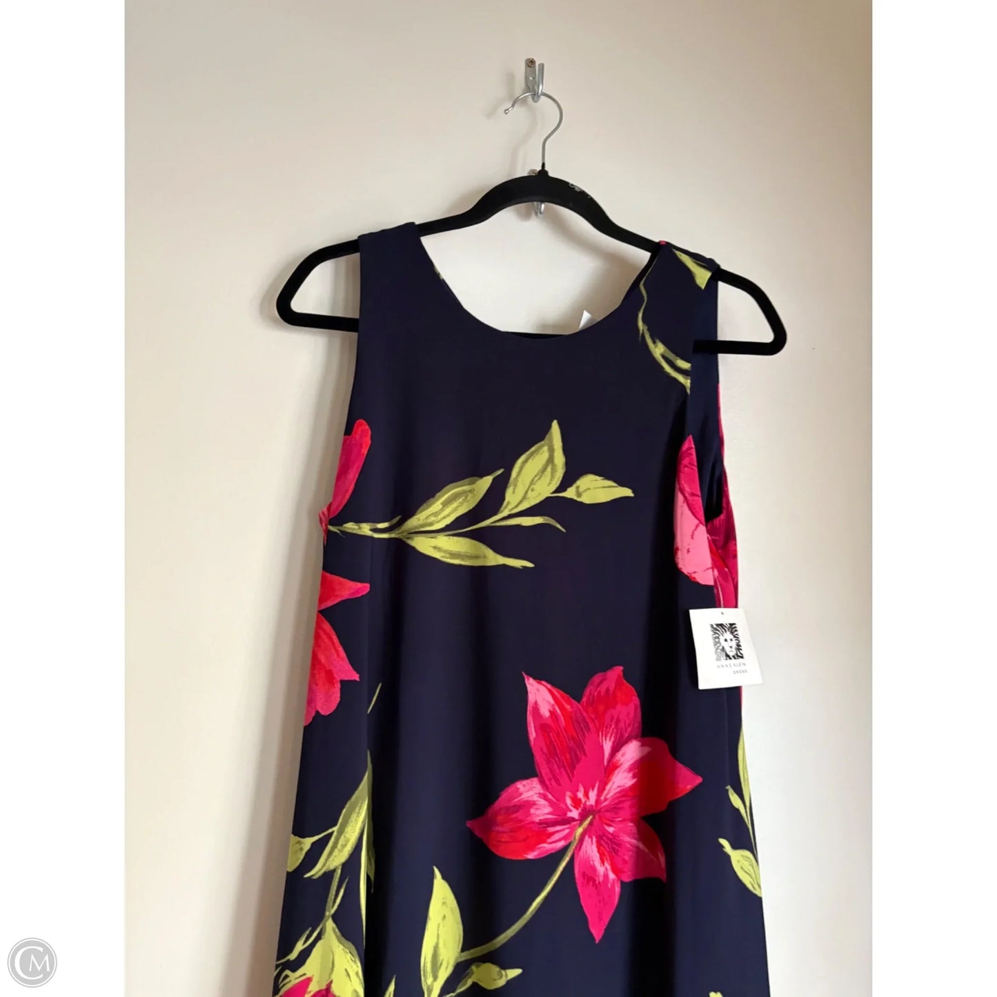 Dress Party Midi By Anne Klein In Floral Print, Size: M