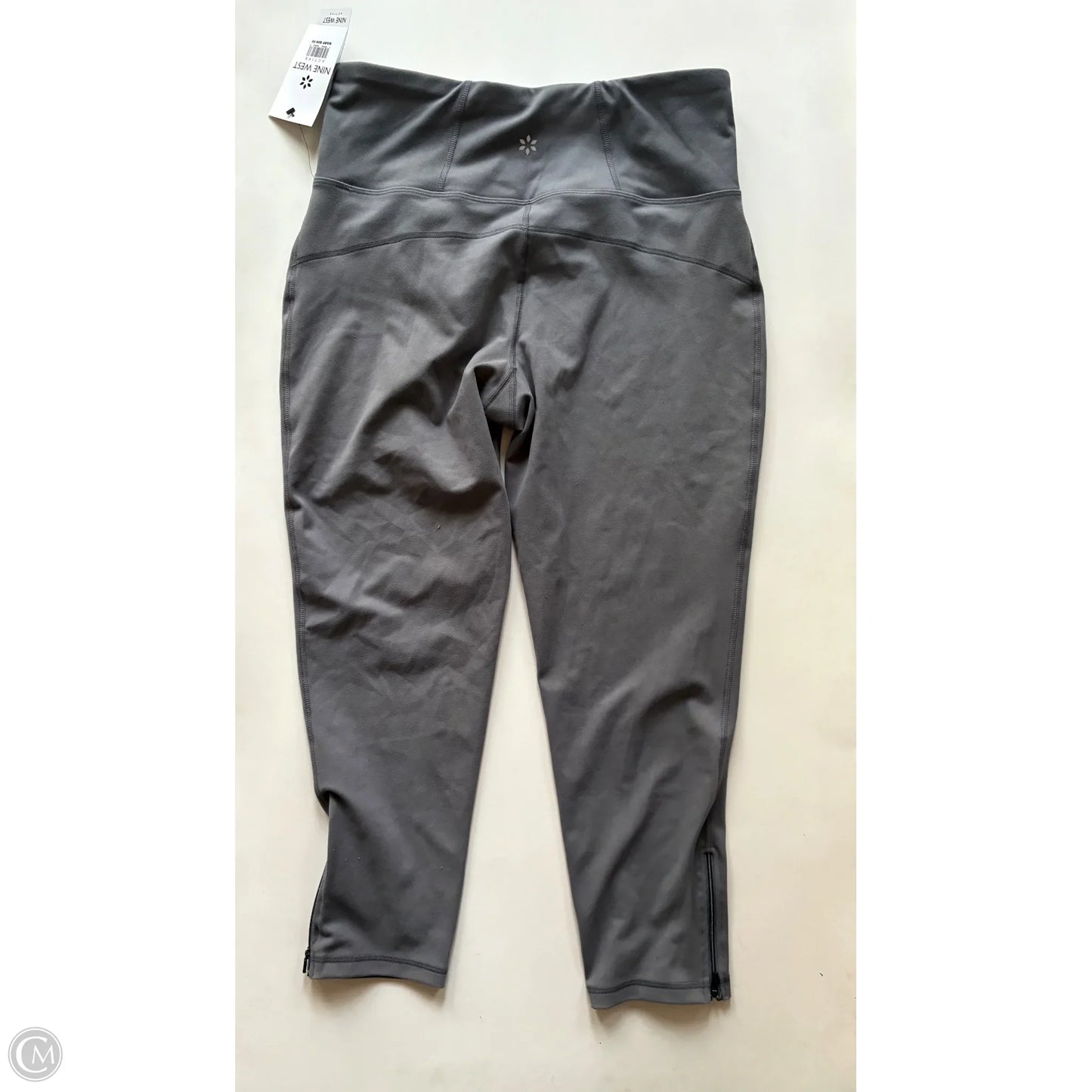 Athletic Pants By Nine West Apparel In Grey, Size: 1x