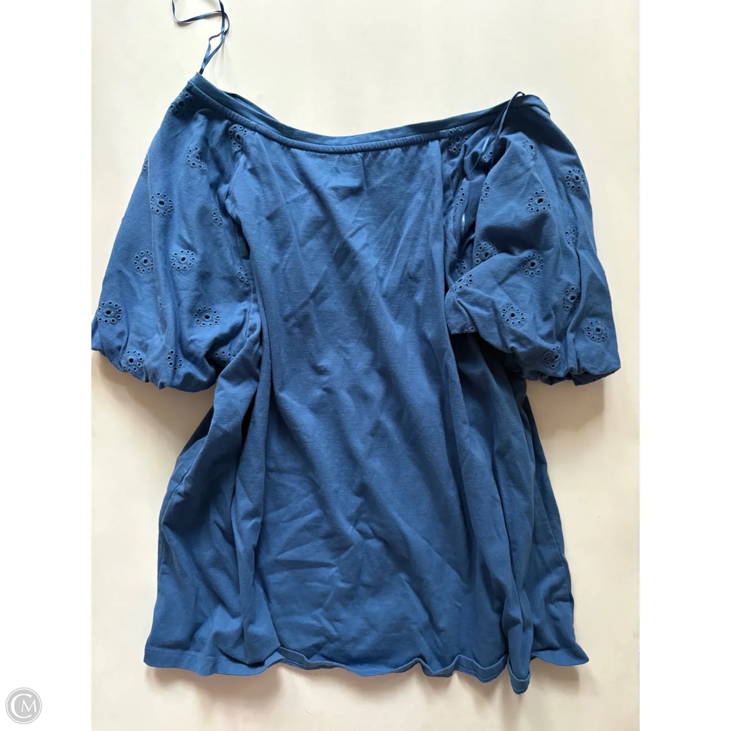 Top Short Sleeve By Crown And Ivy In Blue, Size: 2x