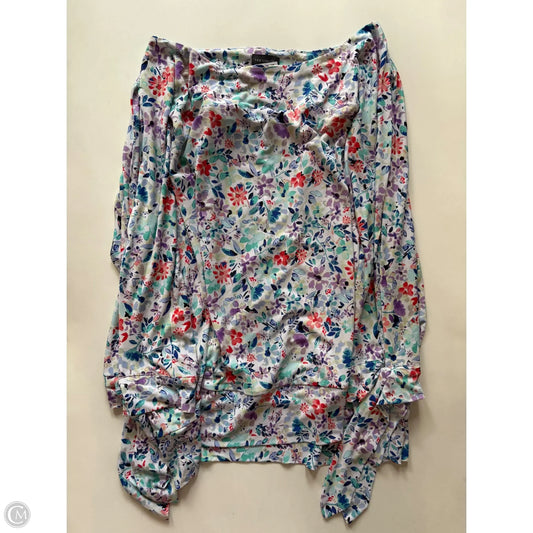 Blouse Long Sleeve By Limited In Floral Print, Size: 3x