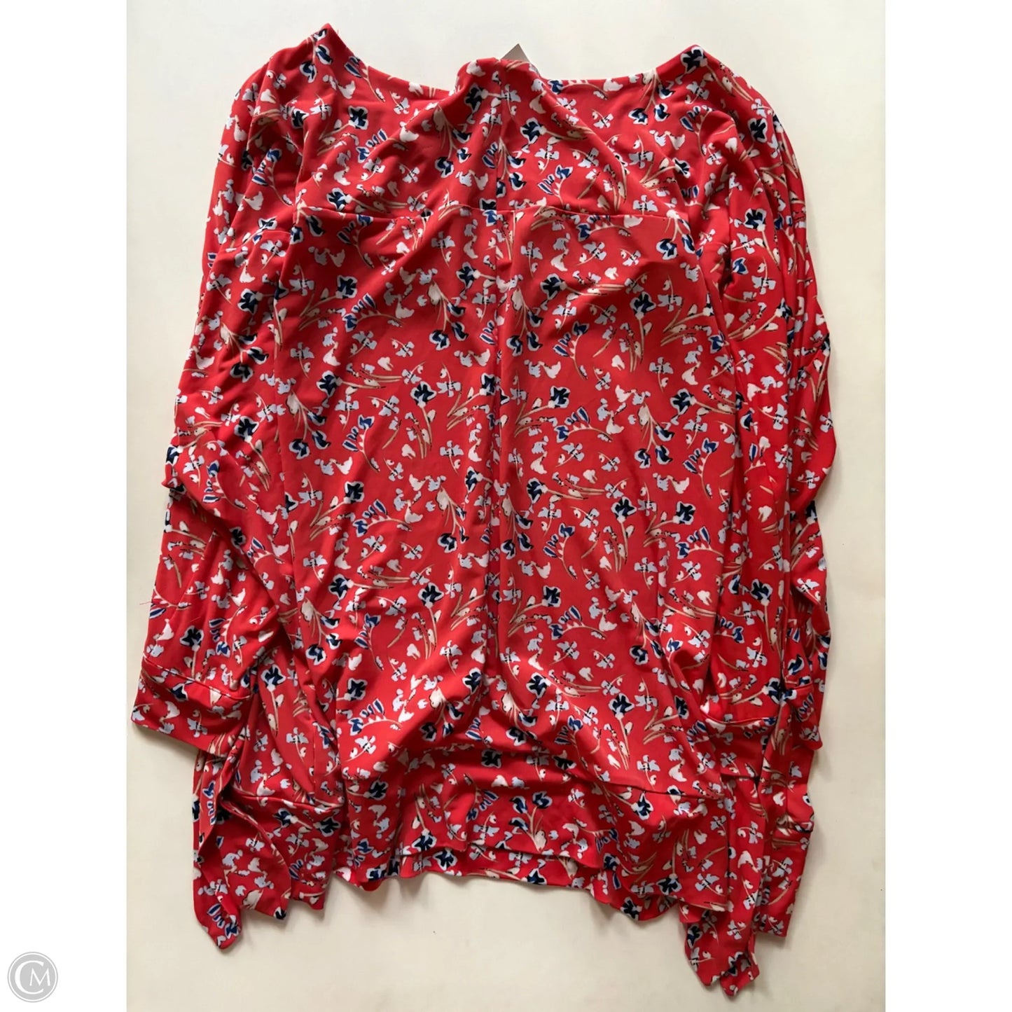 Blouse Long Sleeve By Limited In Floral Print, Size: 3x