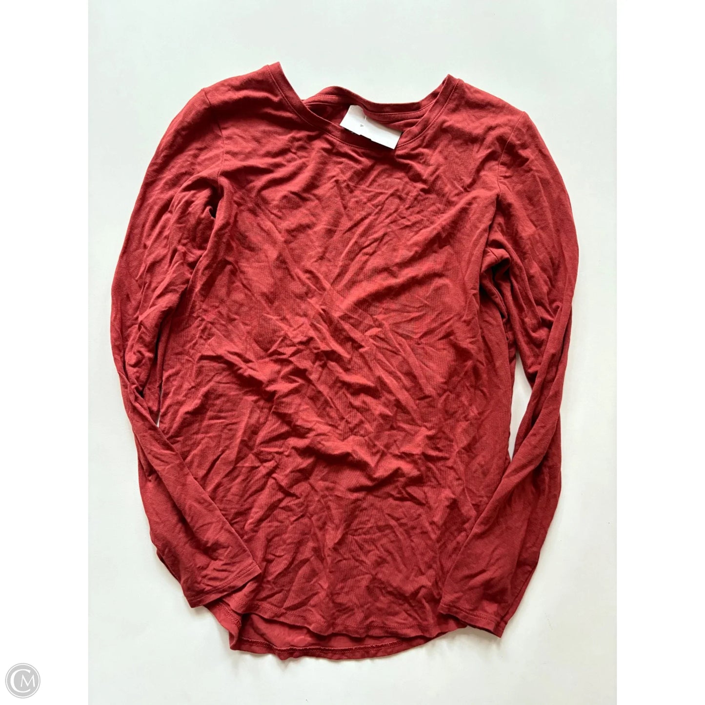 Top Long Sleeve By Tahari By Arthur Levine In Brown, Size: Xs