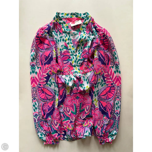 Blouse Designer By Lilly Pulitzer In Multi-colored, Size: Xs