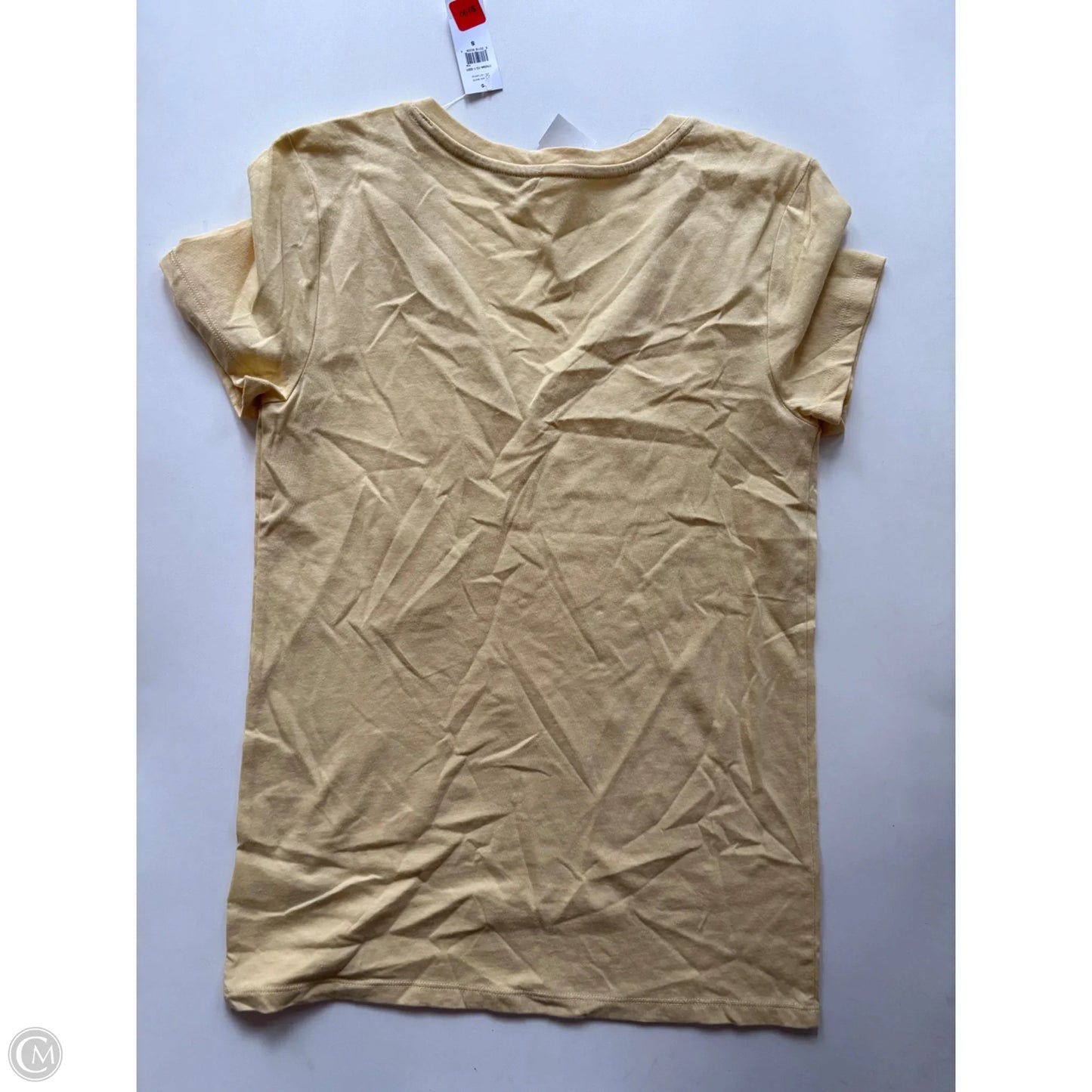 Top Short Sleeve By Gap In Yellow, Size: S