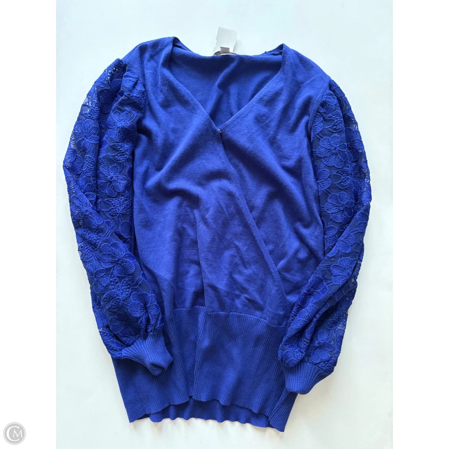 Sweater By Cato In Blue, Size: Xl