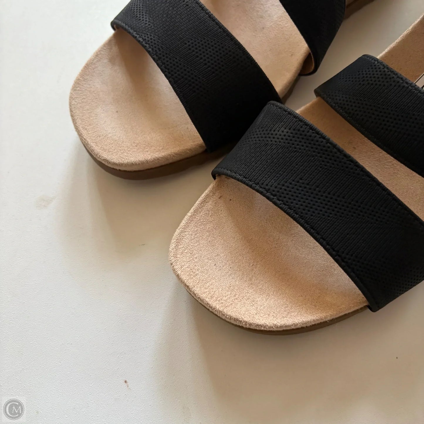 Sandals Heels Block By Life Stride In Black, Size: 9.5