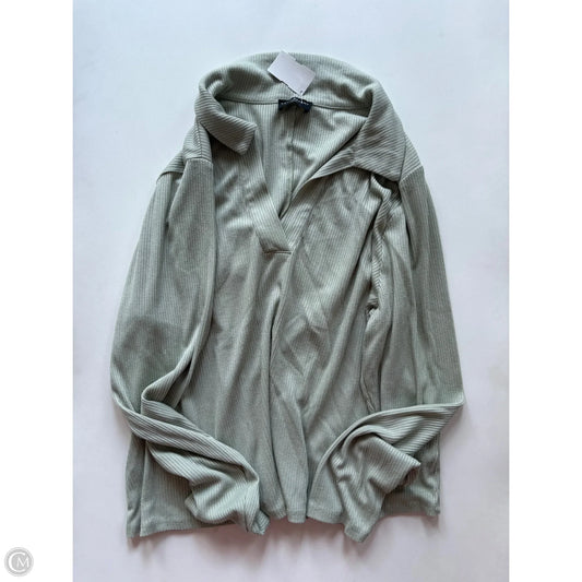 Top Long Sleeve By Lane Bryant In Green, Size: 3x