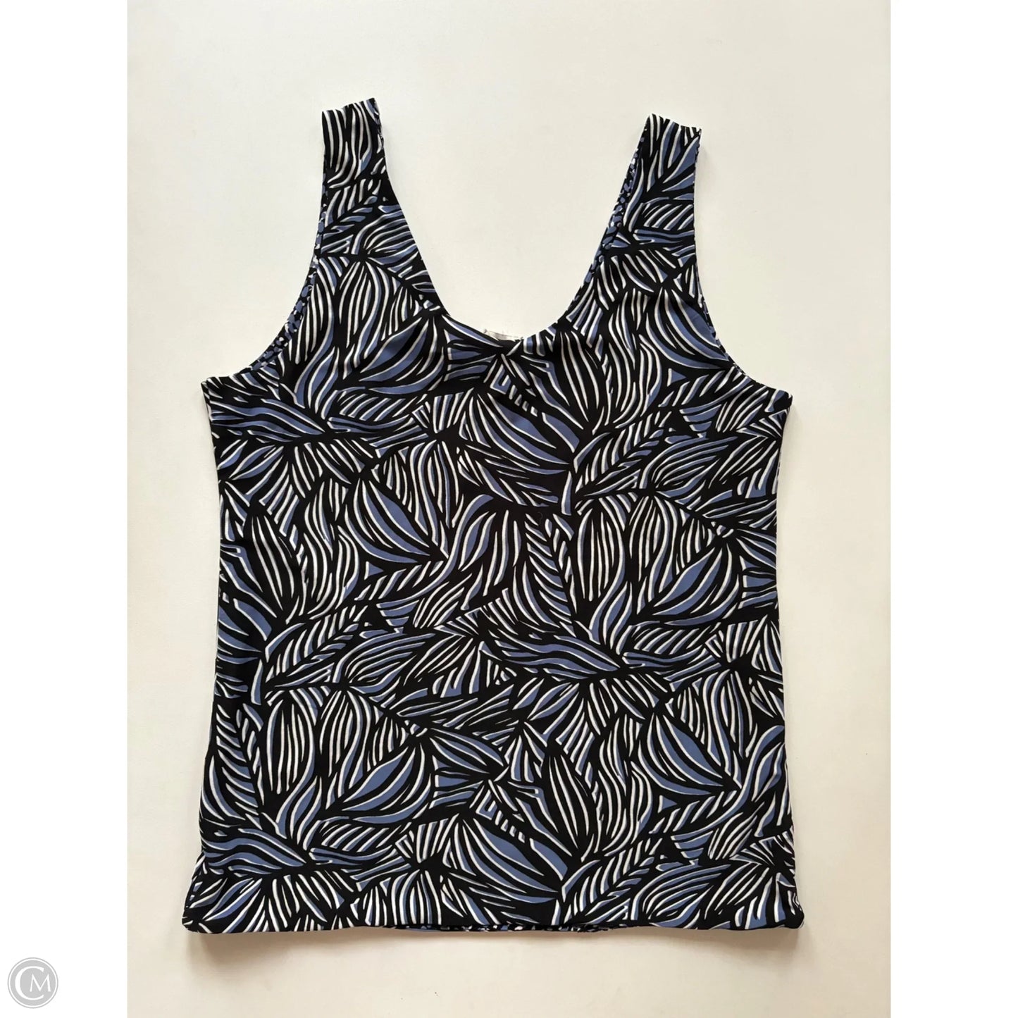 Blouse Sleeveless By Anne Klein In Blue, Size: Xs