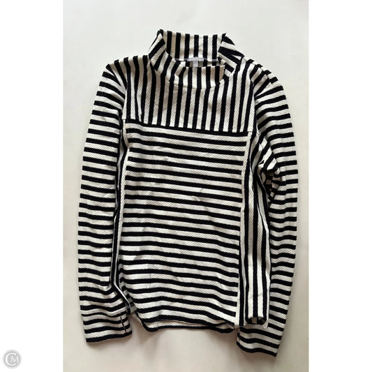 Top Long Sleeve By Talbots In Striped Pattern, Size: Xl