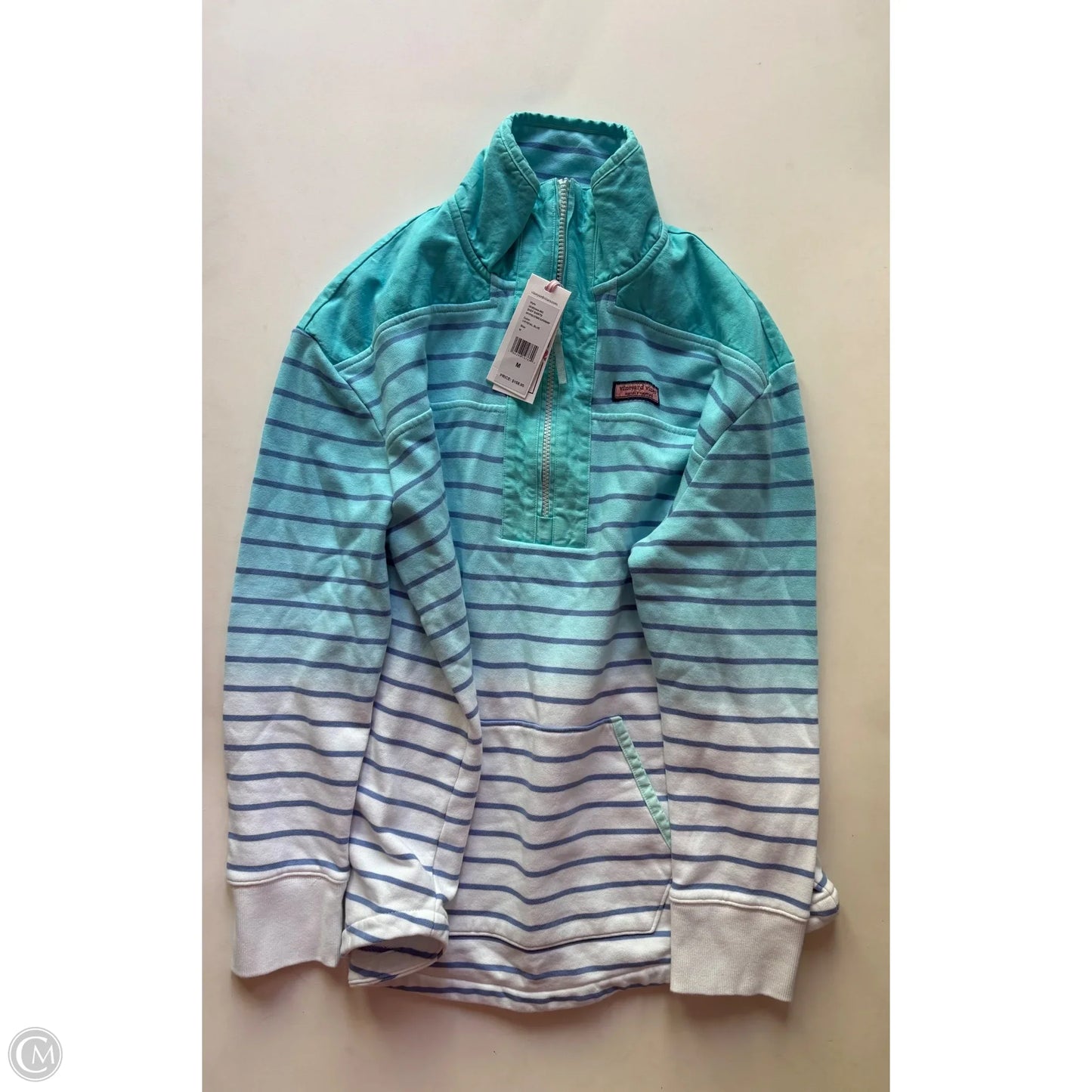 Jacket Other By Vineyard Vines In Striped Pattern, Size: M