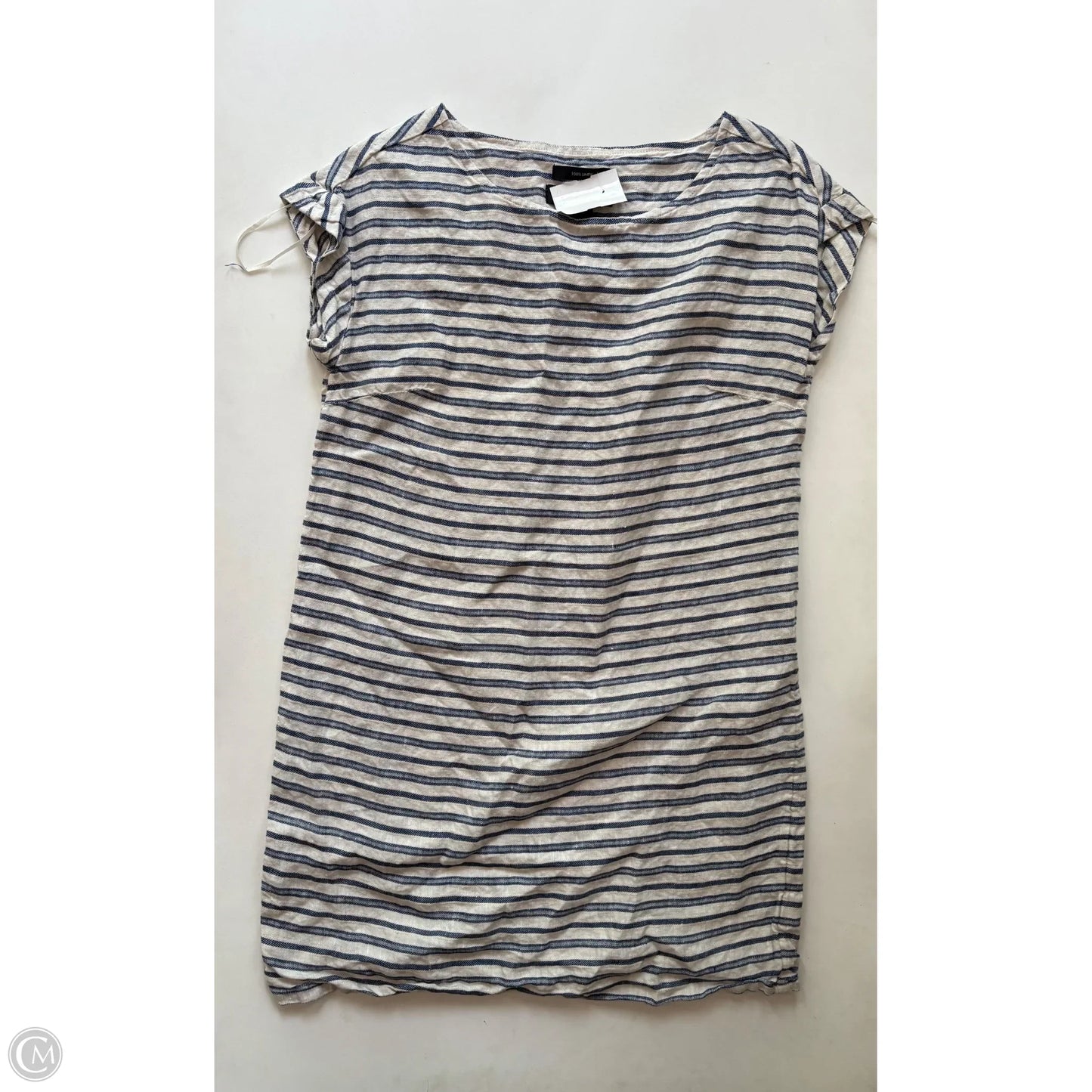 Dress Casual Midi By Tahari By Arthur Levine In Striped Pattern, Size: Xs