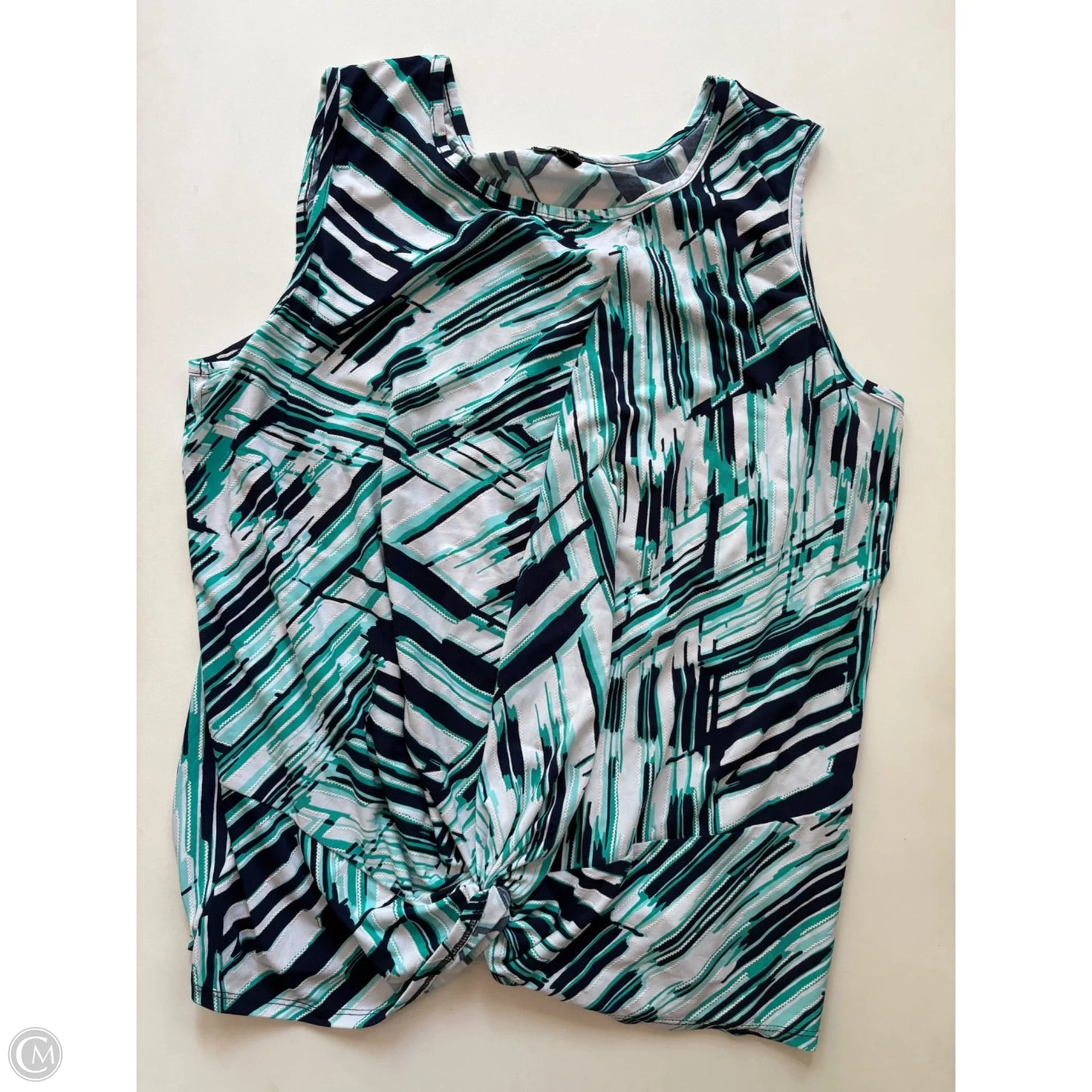 Top Sleeveless By Sami & Jo In Multi-colored, Size: 2x
