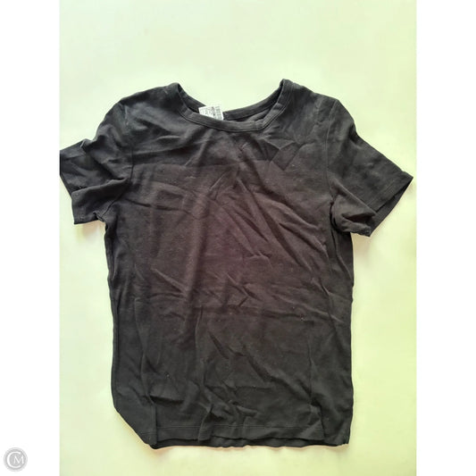 Top Short Sleeve By Jones New York In Black, Size: M