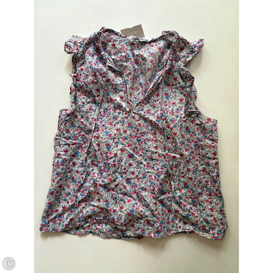 Top Short Sleeve By Bb Dakota In Floral Print, Size: M