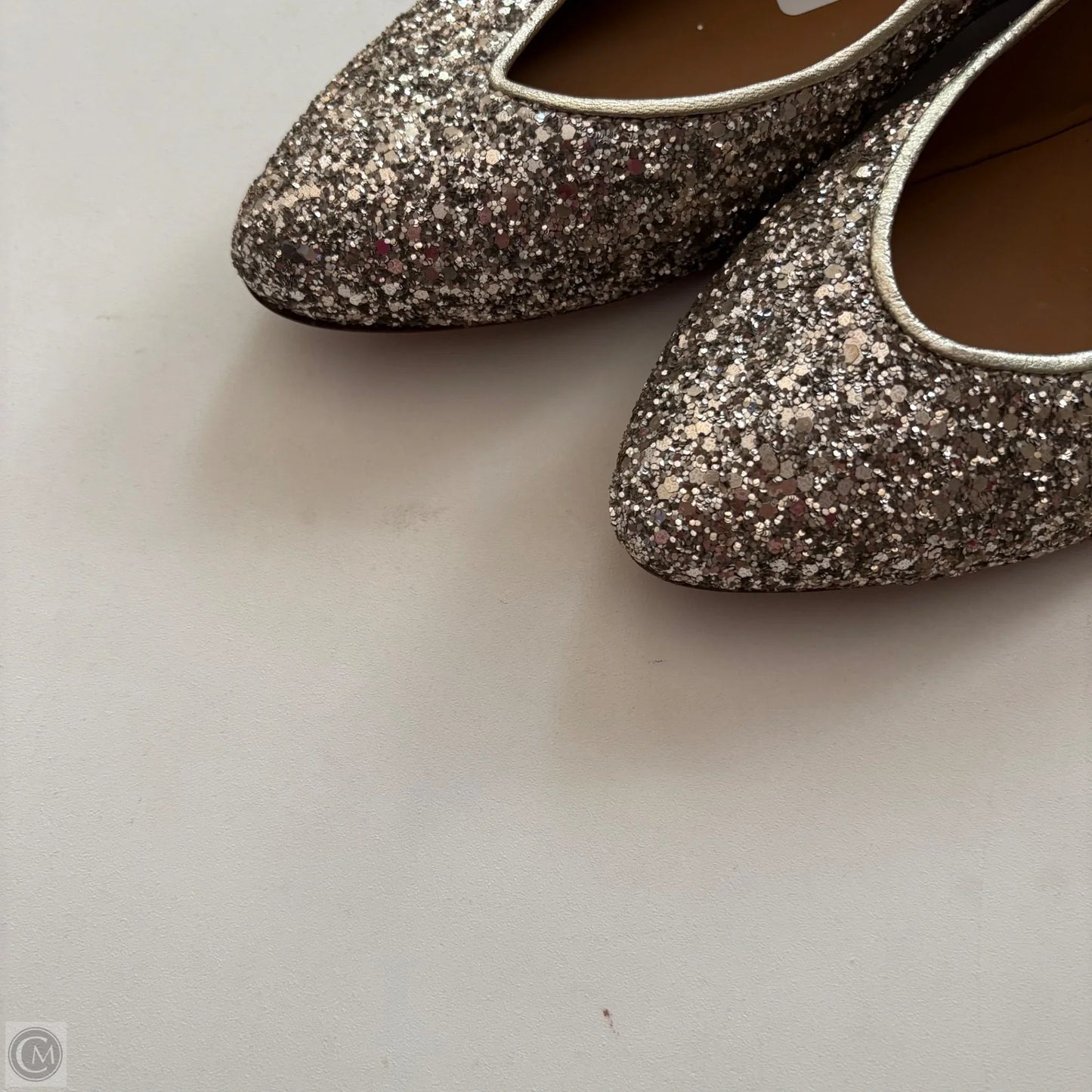 Shoes Flats By Bobbies In Gold, Size: 8.5