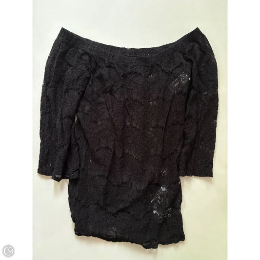 Top Long Sleeve By Reformation In Black, Size: S