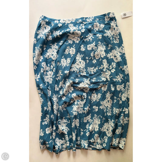 Skirt Maxi By Old Navy In Blue, Size: Xl