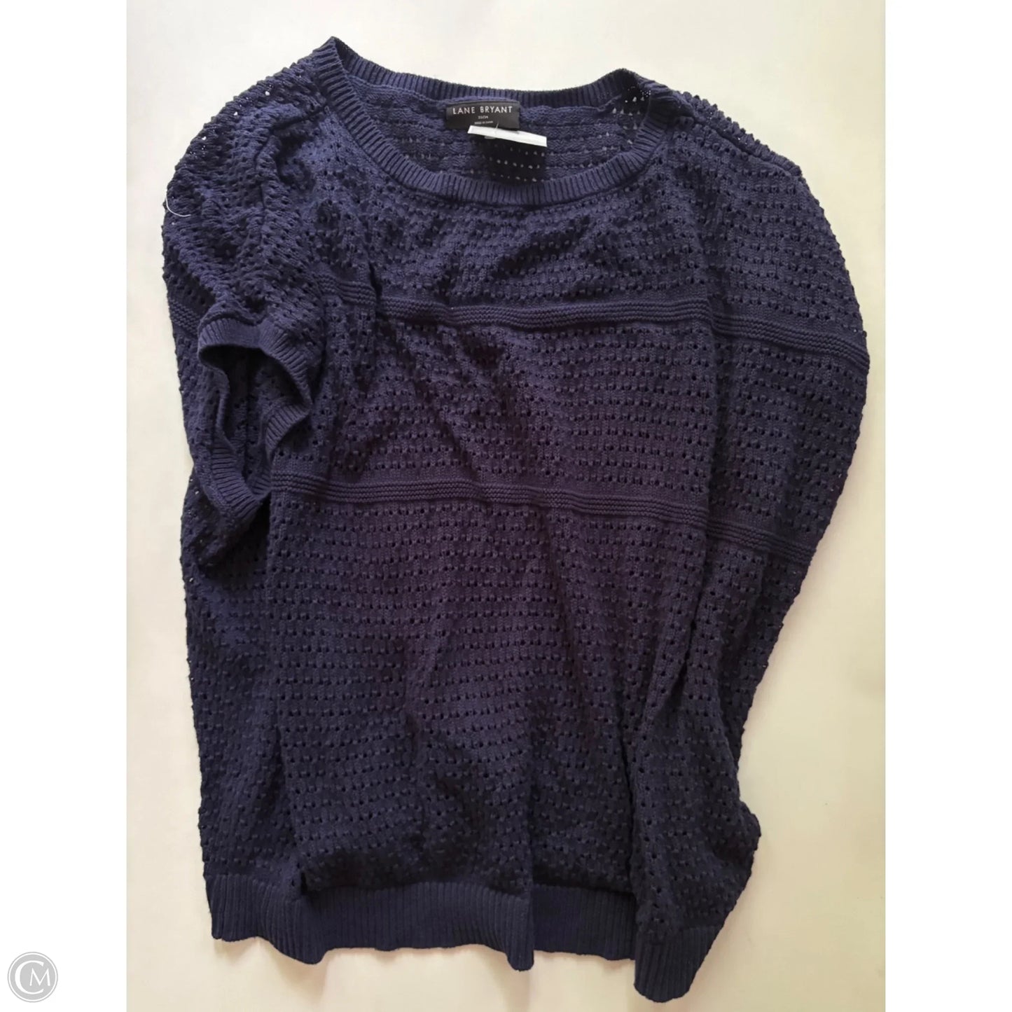 Sweater By Lane Bryant In Navy, Size: 3x