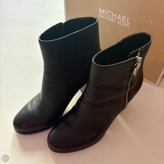 Boots Designer By Michael Kors In Black, Size: 7.5