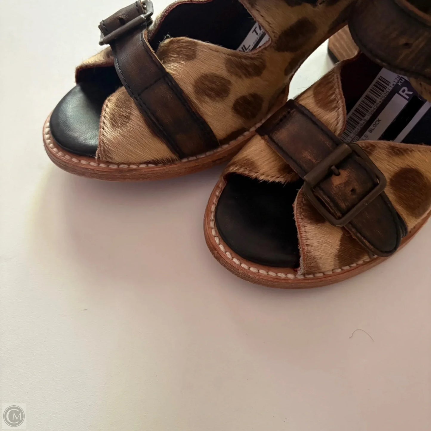 Shoes Heels Block By Freebird In Animal Print, Size: 8
