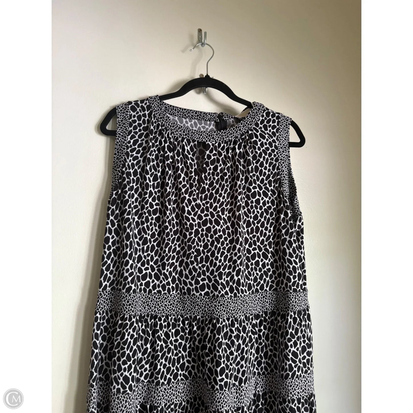 Dress Designer By Michael Kors In Animal Print, Size: 1x