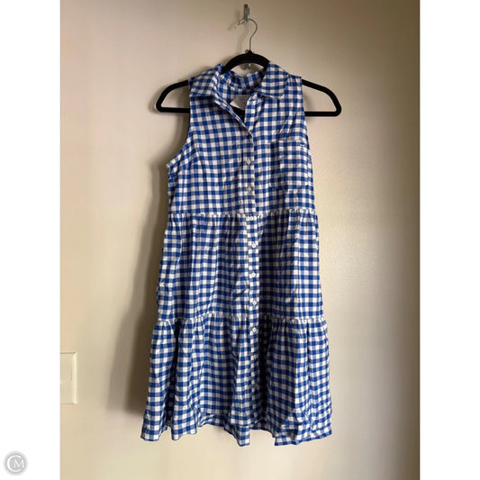Dress Casual Midi By Crown And Ivy In Checkered Pattern, Size: Xs