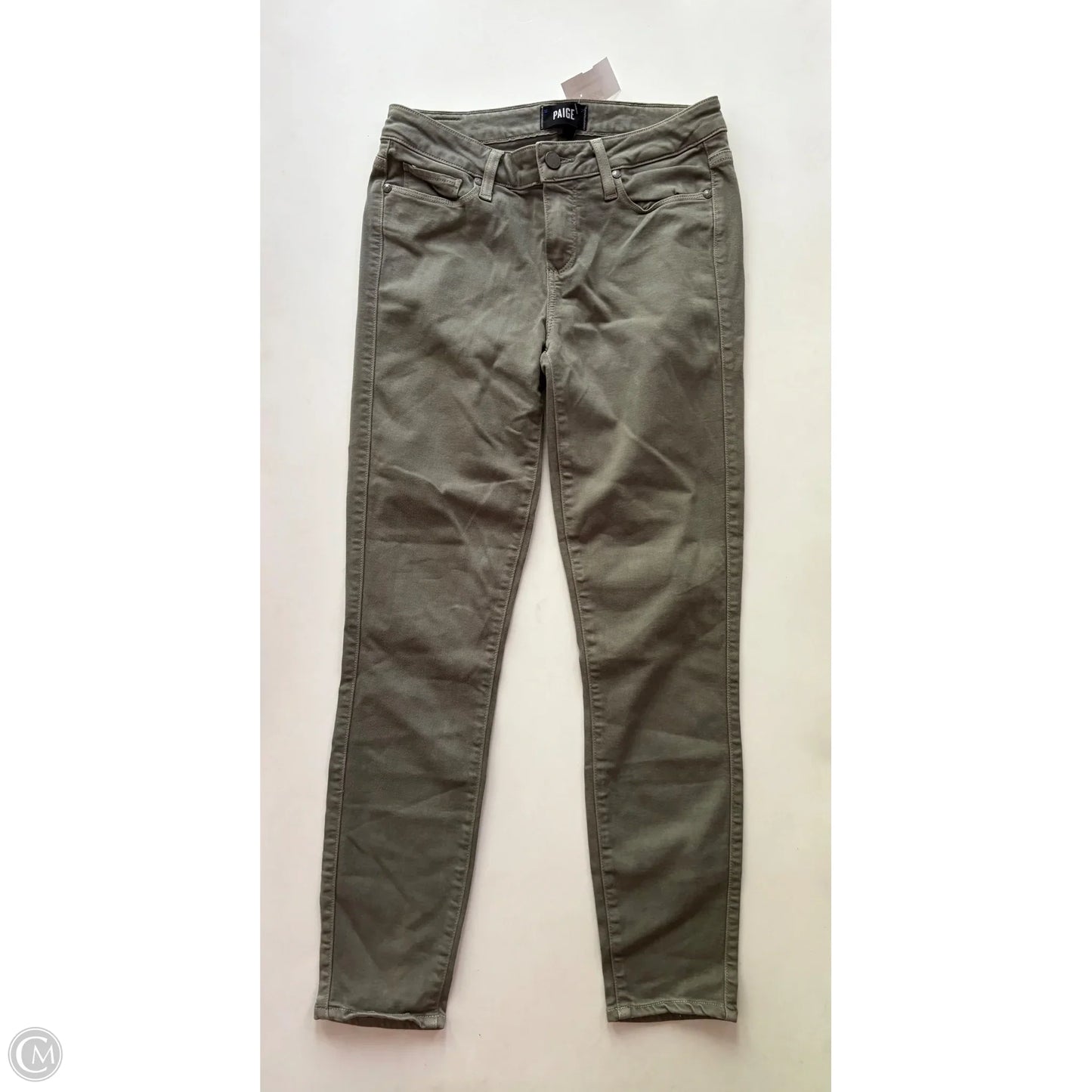 Jeans Straight By Paige In Green, Size: 6