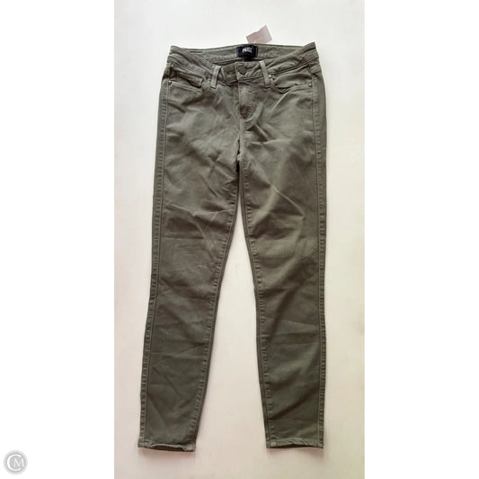 Jeans Straight By Paige In Green, Size: 6