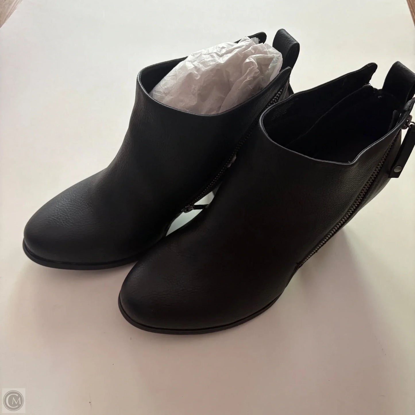 Boots Ankle Heels By Torrid In Black, Size: 12