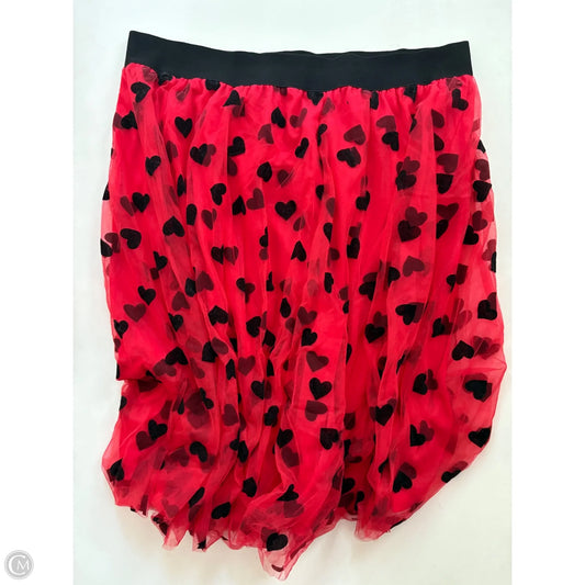 Skirt Maxi By New York And Co In Red, Size: 2x
