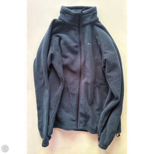 Jacket Faux Fur & Sherpa By Columbia In Blue, Size: 1x