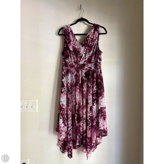 Dress Work By Simply Vera In Purple, Size: L