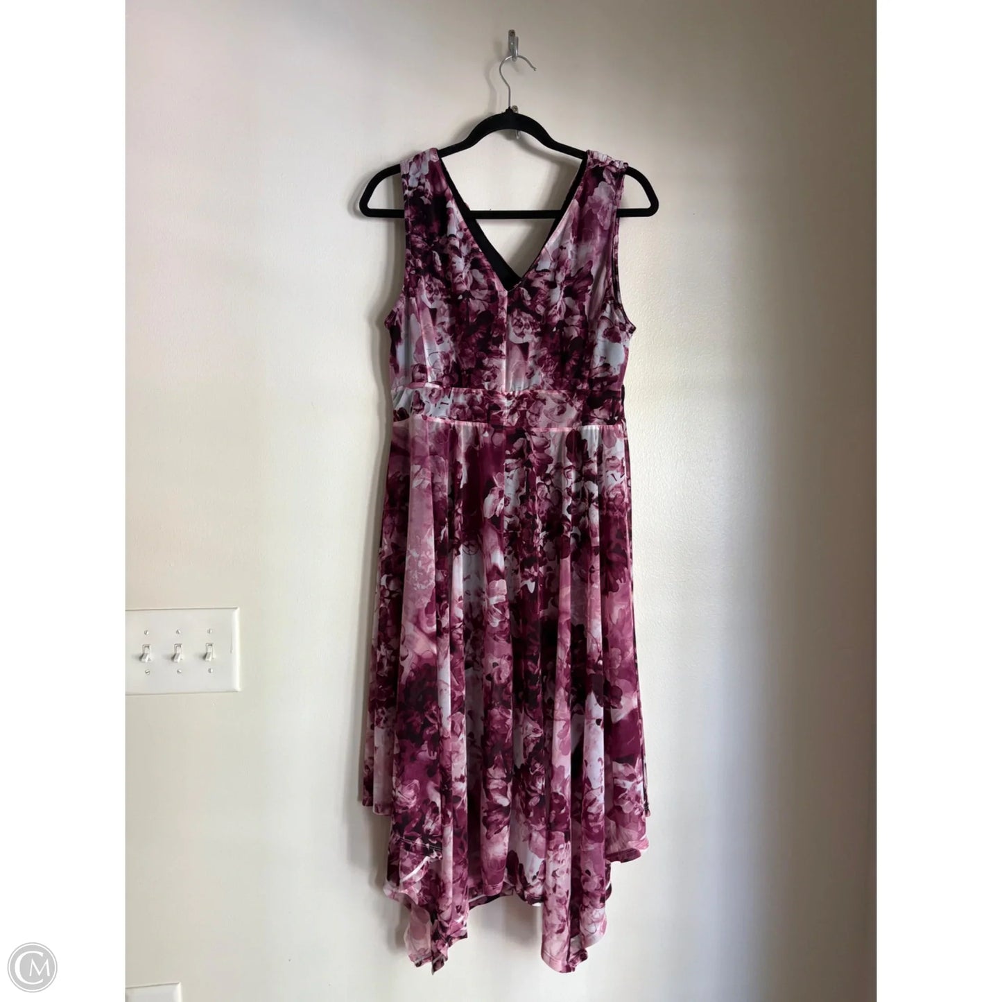 Dress Work By Simply Vera In Purple, Size: L