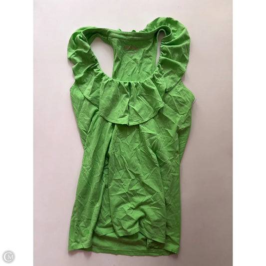 Top Sleeveless Designer By Lilly Pulitzer In Green, Size: S