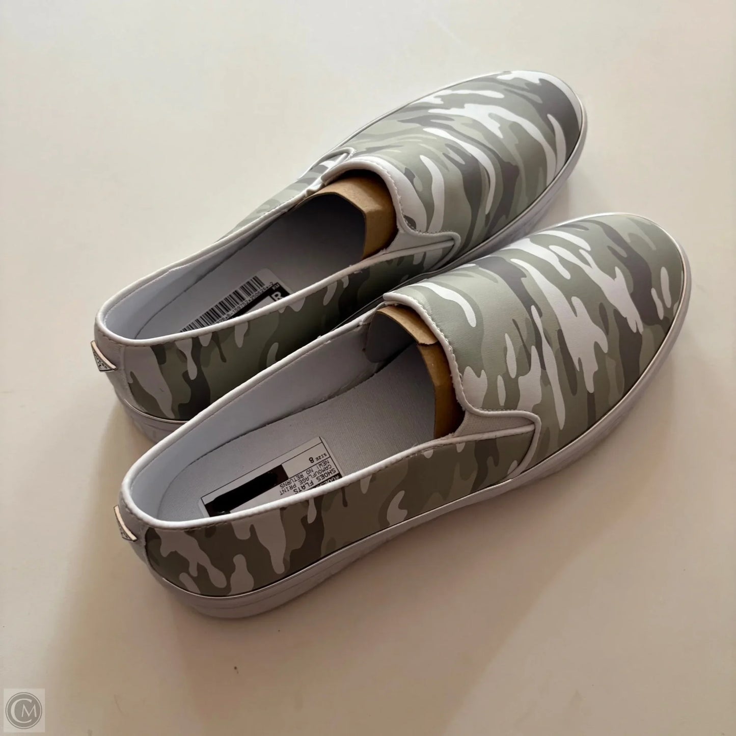 Shoes Flats By Guess In Camouflage Print, Size: 8