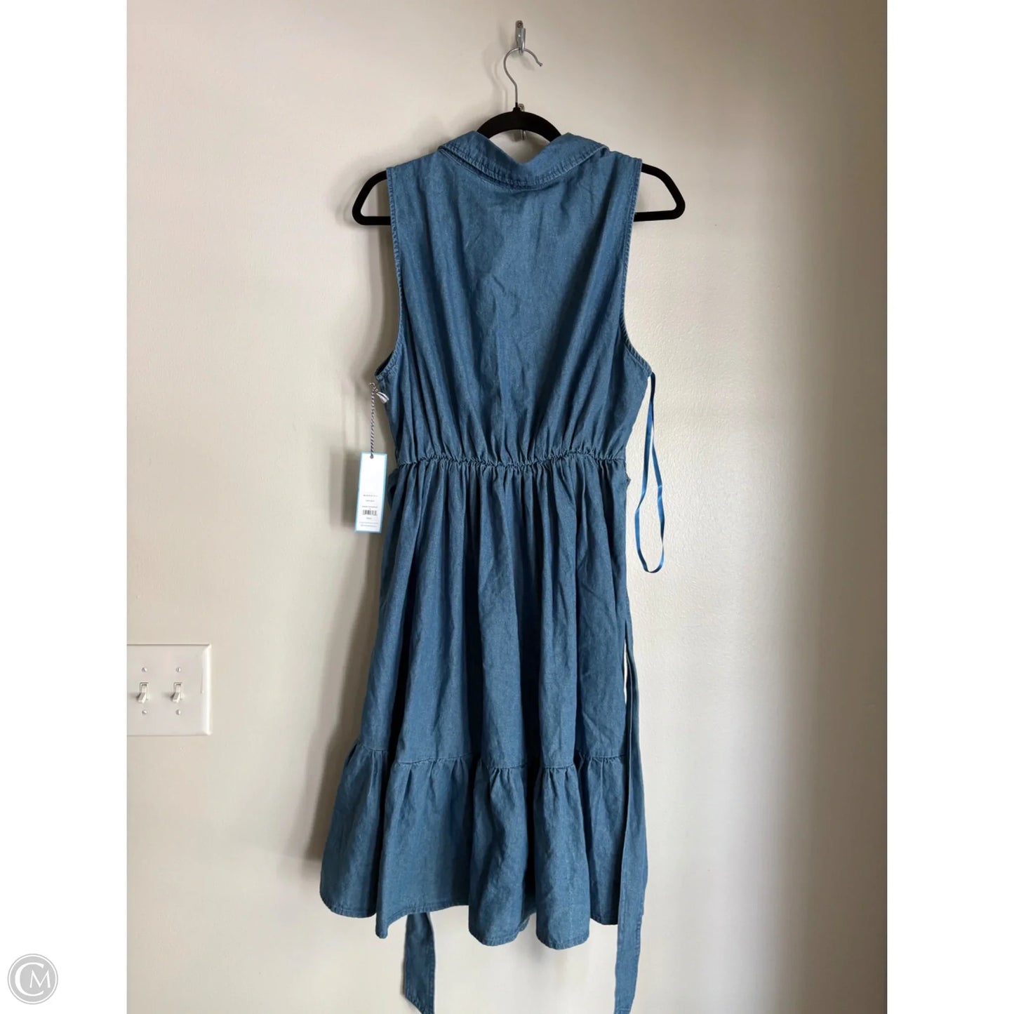 Dress Casual Midi By Draper James In Blue, Size: 1x