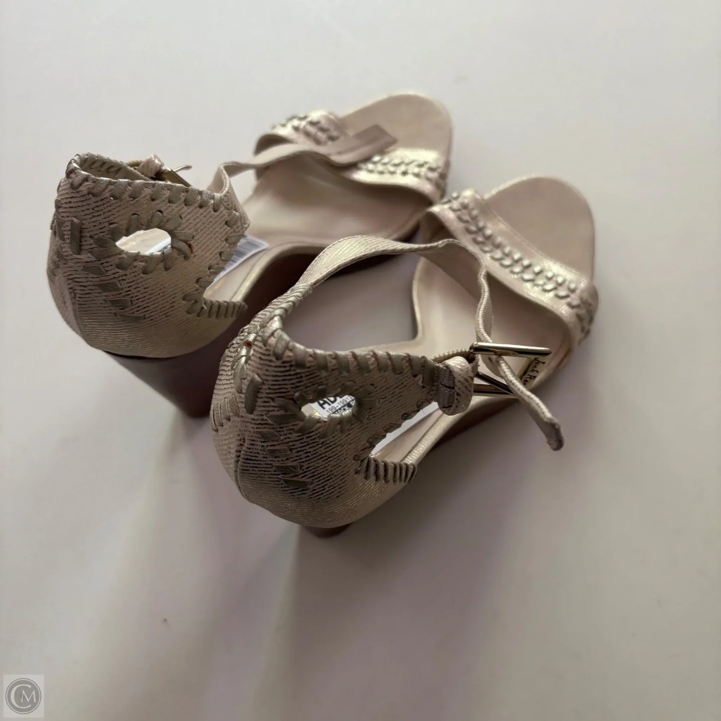 Shoes Heels Block By Jack Rogers In Gold, Size: 8.5