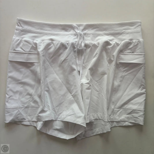 Athletic Shorts By Calia In White, Size: Xl