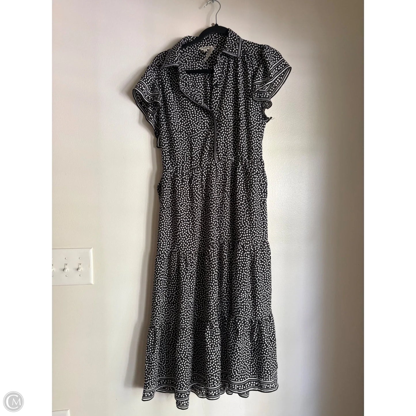 Dress Work By Max Studio In Polkadot Pattern, Size: M