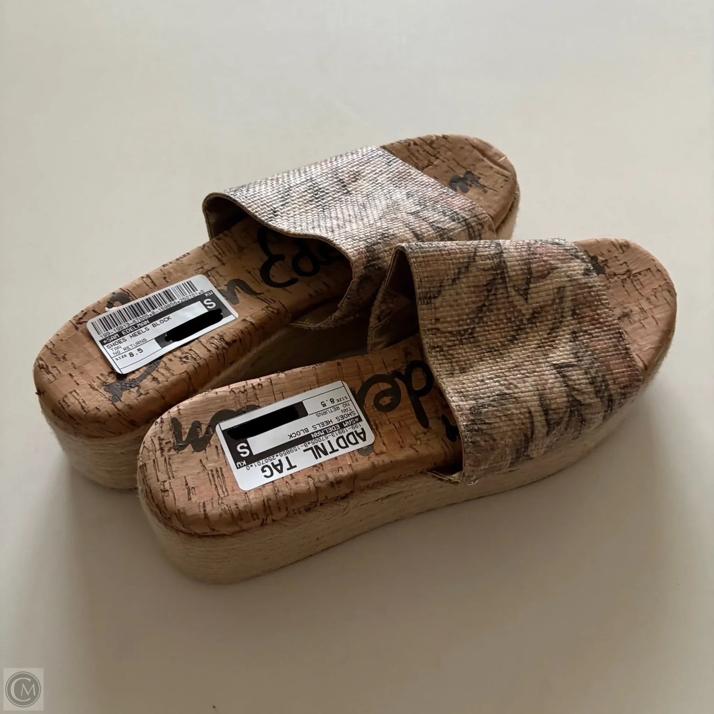 Shoes Heels Block By Sam Edelman In Tan, Size: 8.5