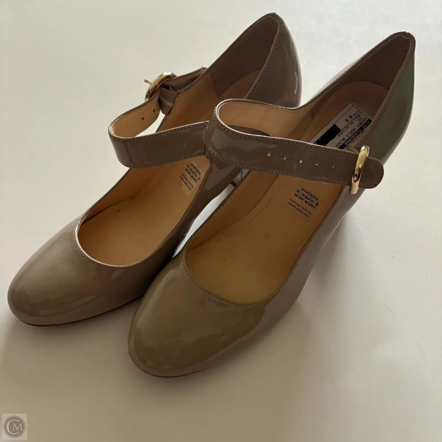 Shoes Heels Block By Liz Claiborne In Tan, Size: 9.5
