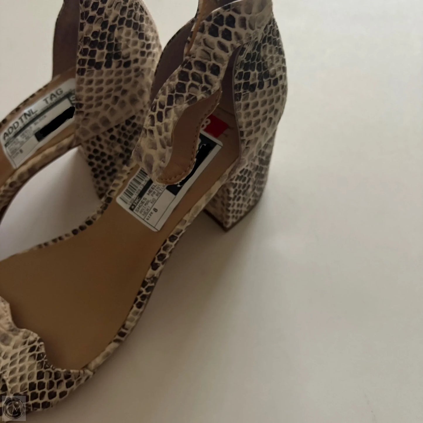 Shoes Heels Block By Inc In Animal Print, Size: 8