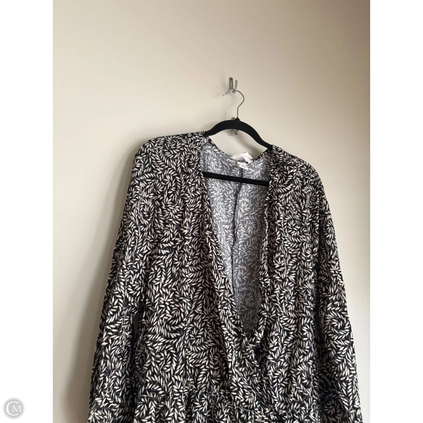 Dress Casual Midi By H&m In Black & Tan, Size: 2x