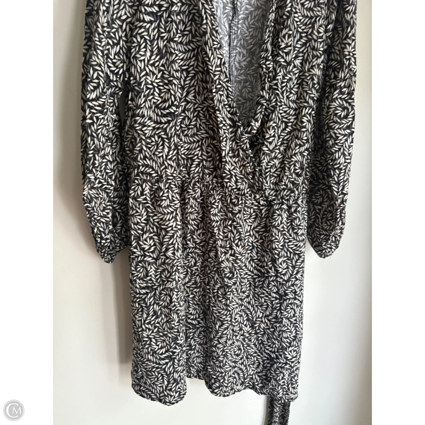 Dress Casual Midi By H&m In Black & Tan, Size: 2x